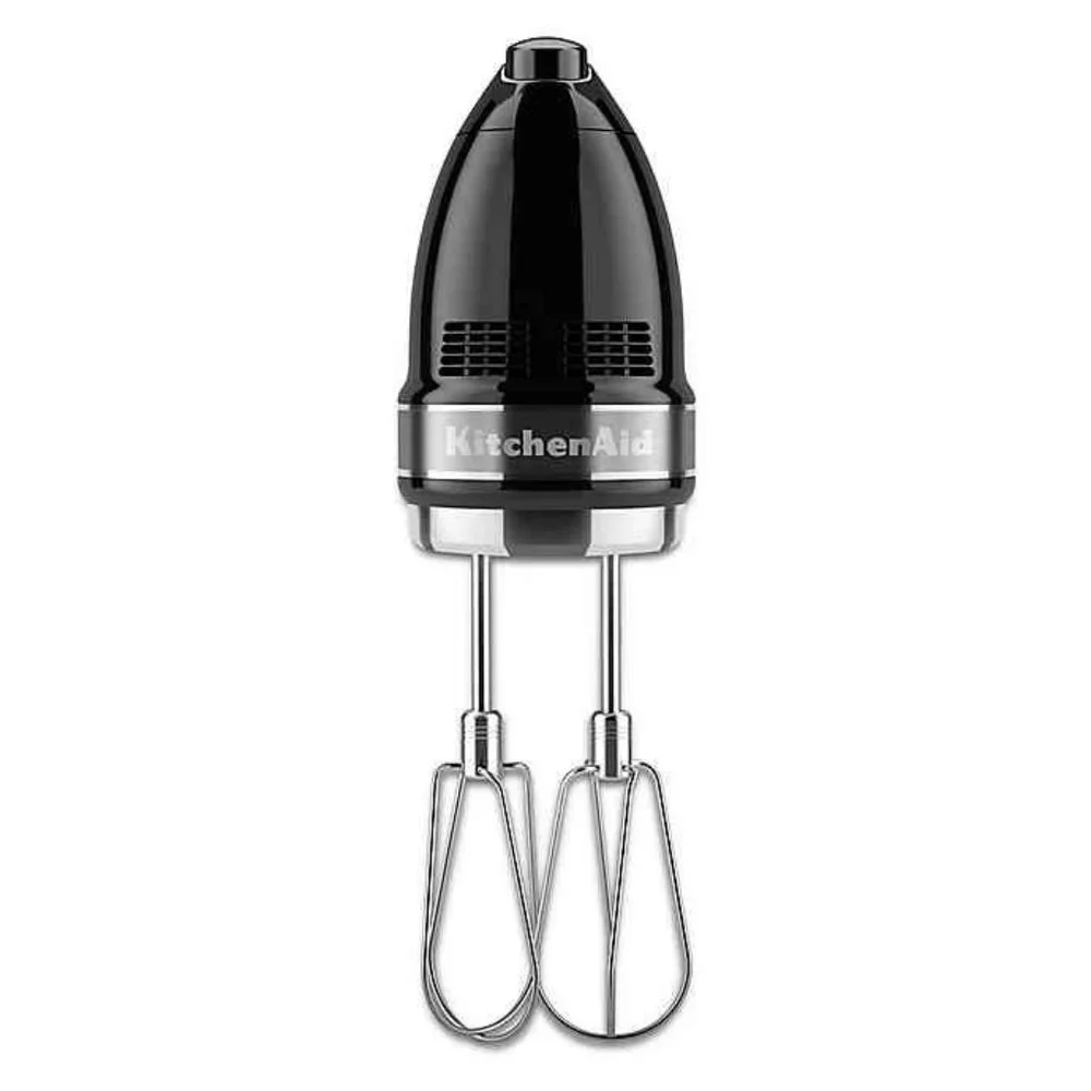 brand new BLACK KitchenAid Soft Start 7-Speed Hand Mixer - Model KHM7210OB